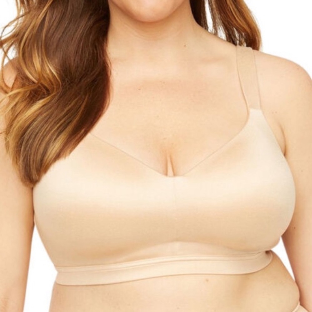 New Solid Full Coverage
Smooth No Wire Bra Catherines
54D Plus Size Wireless